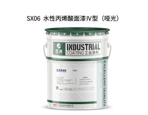 SX06  水性丙烯酸面漆Ⅳ型（哑光）