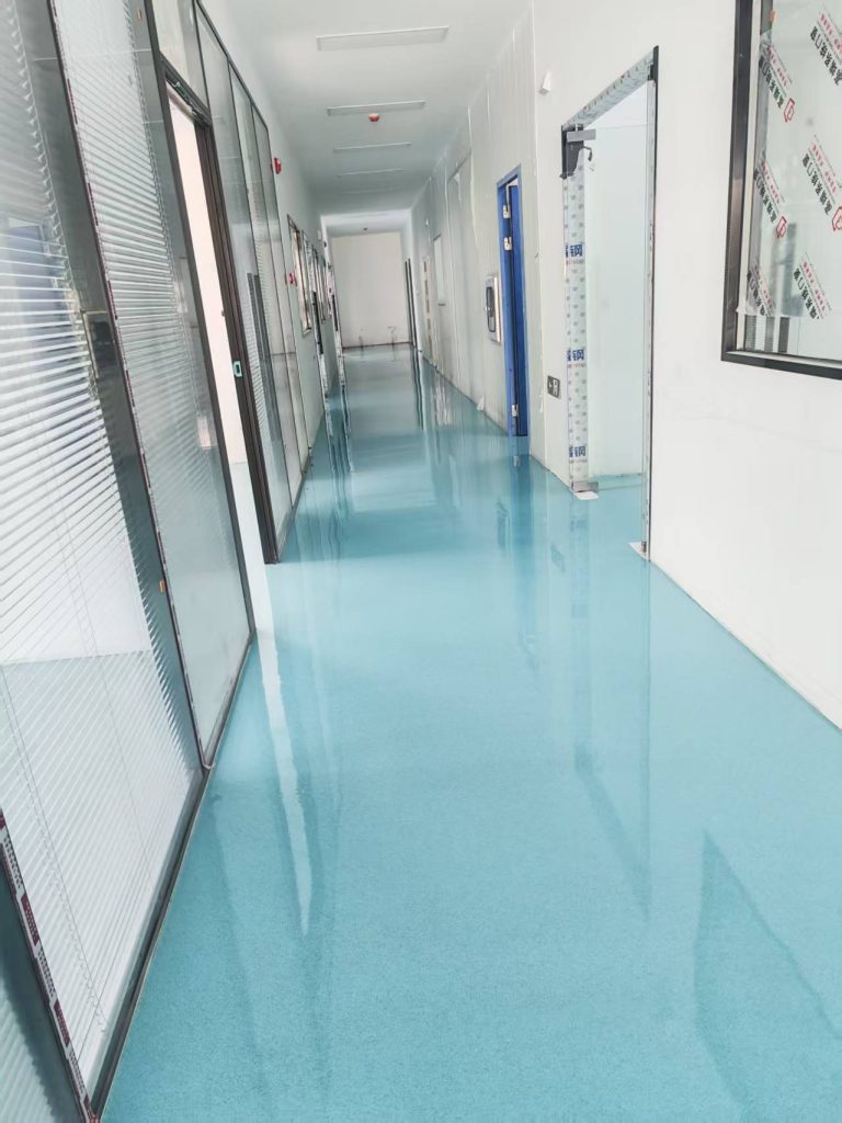 环氧自流平地坪漆 洁净车间无尘地面施工案例(images 3)